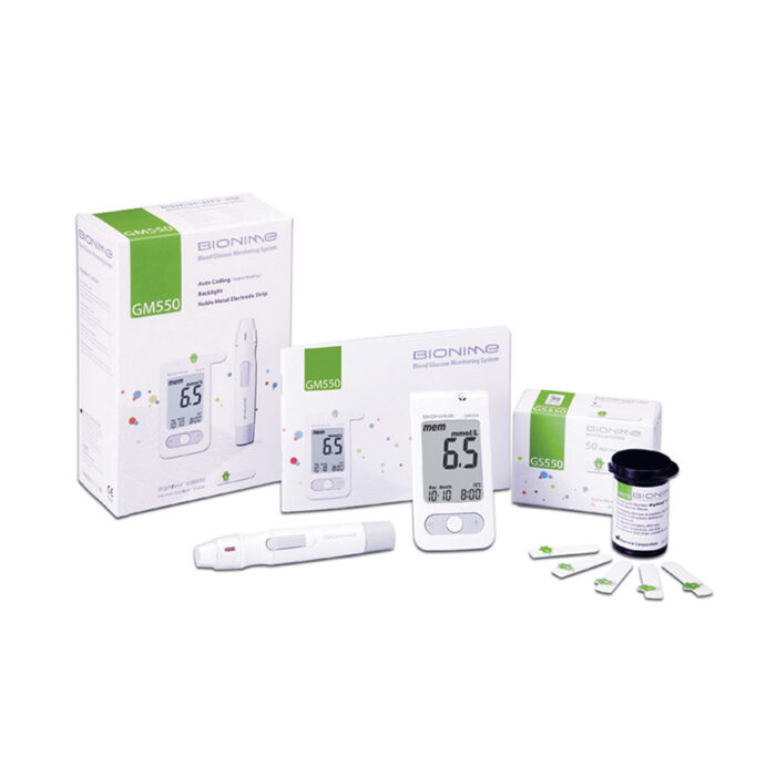 Set-za-mjerenje-šećera-u-krvi-Bionime-GM550-10-test-traka